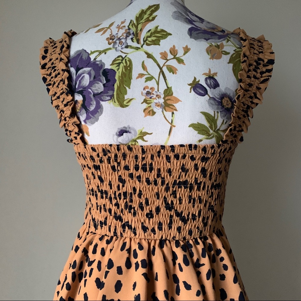 TUSSAH Women’s Sharni Animal Print Midi Dress Size 10 - Picture 11 of 15